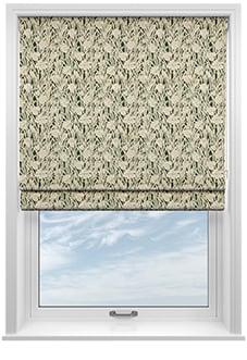 Emily Bond Crocus, Green - Roman Blind